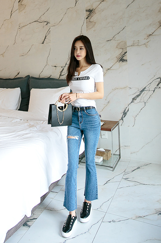 女神孙允珠，叛逆时尚版画艺术字母休闲衫