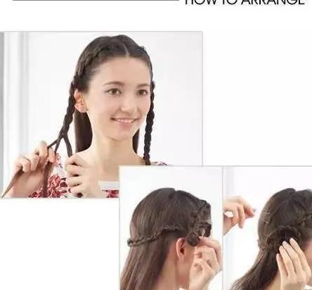 长发怎么扎好看，四步编发浪漫吸睛！