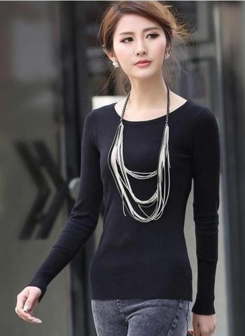 牛仔裤的穿搭，气质十足，展现迷人风姿，令人倾心