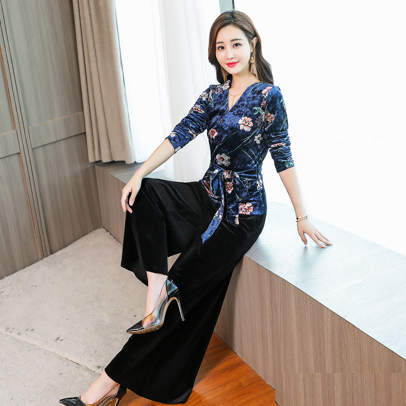 刚上架就很火的阔腿裤套装，一套比一套还洋气，好穿又美嫩