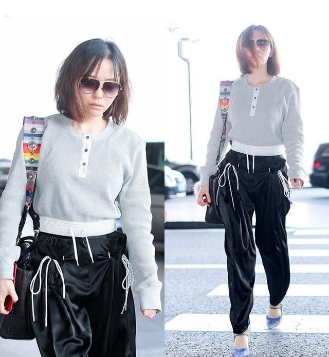 终于舍得打扮自己，张靓颖脚踩高跟鞋太惊艳