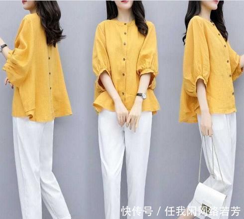 【奔四】新出“棉麻衫”美爆了,一件比一件靓,奔四女人穿起来巨美巨气质!