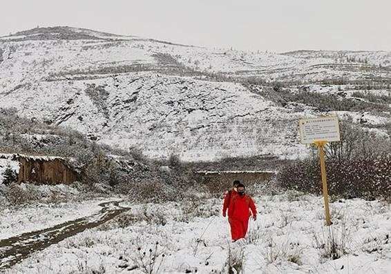  『管理处』西气东输银川管理处雪中踏线保安全