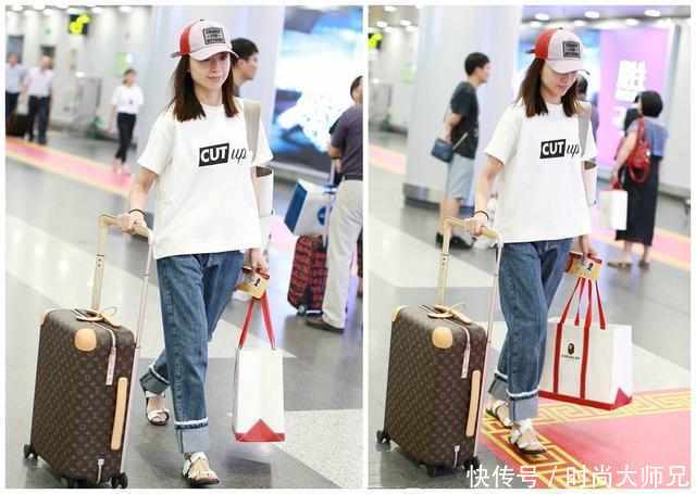 董洁真是扮嫩界的鼻祖！明明38岁的年纪却硬把自己捯饬成高中生