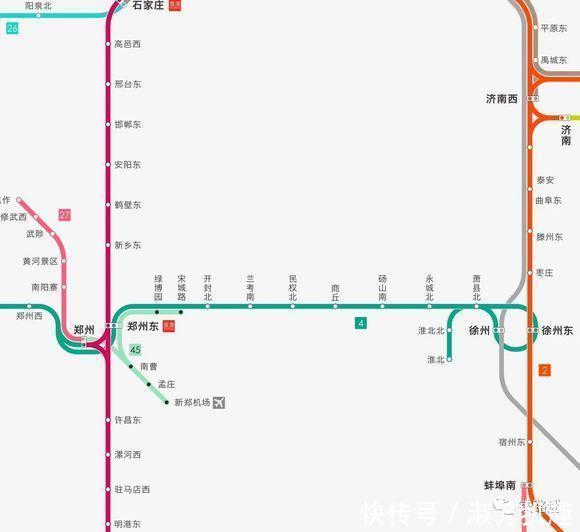  国铁■中国高铁线路图2019年1月版每条线路经过哪些城市都可以看