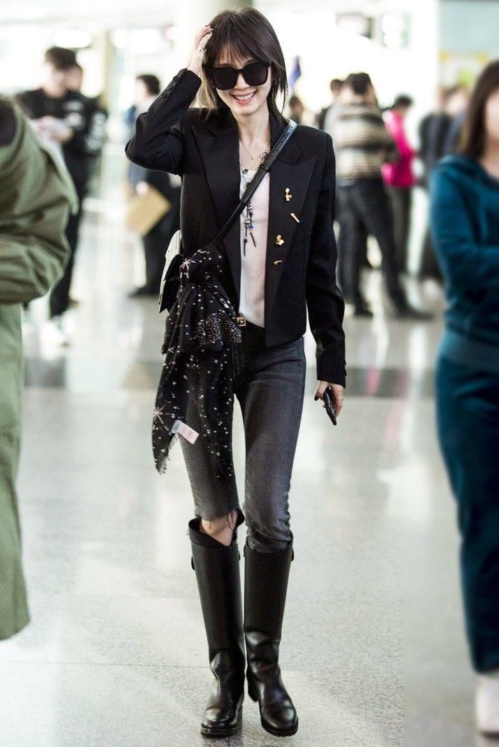 王子文仅靠一双鞋秀出逆天长腿，你看这像是162cm的人吗?