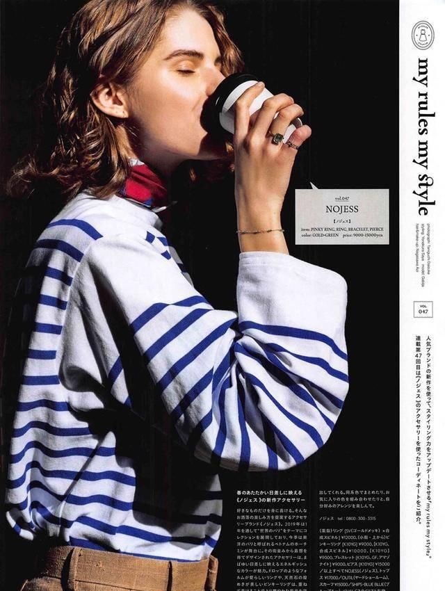  「条纹衫」春季配饰，比项链更好戴的，是妈妈的丝巾呀