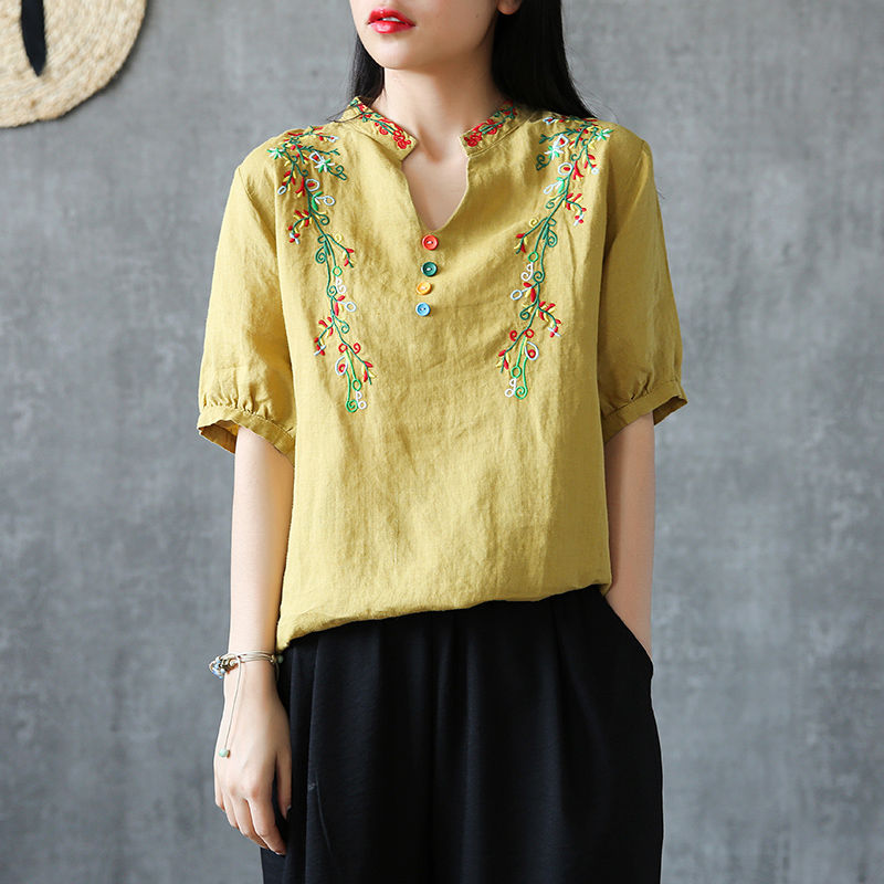 谁说丰满女人不好看?聪明女人都穿“苎麻衫”，显瘦显嫩洋气十足