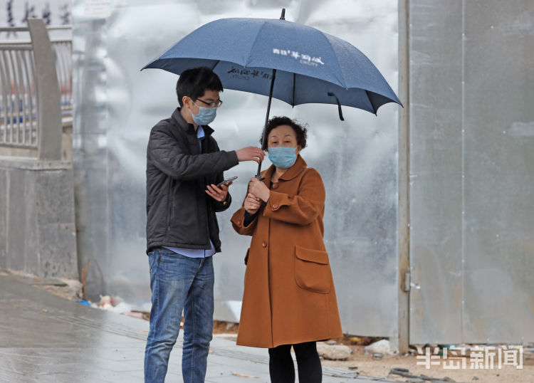  内陆地区@刚刚，青岛下雪了！明后两天还有雨，局部地区有霜冻