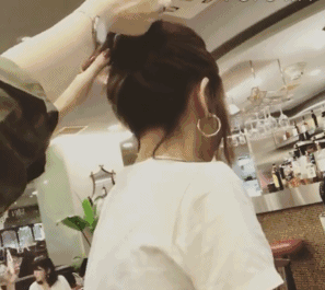 30秒get马思纯baby热巴同款夏日清凉扎发