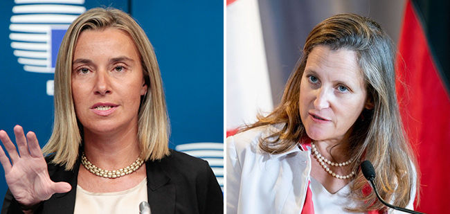 欧盟加拿大发布涉港联合声明，我使馆回应