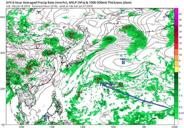 5号台风靠近江浙沪，6号台风或31日出现，GFS首次预报进我国区域