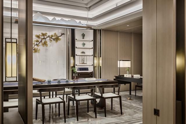 儒雅温润的中式风，美得如诗如画|室内设计