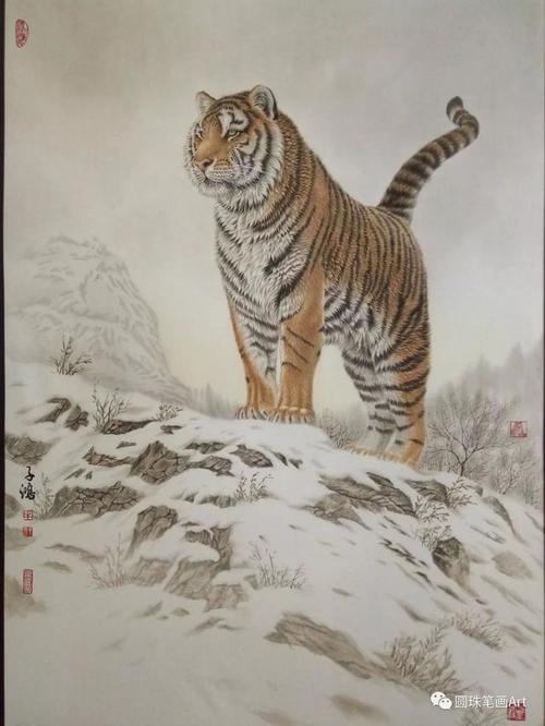 他笔下的这些细腻逼真的工笔画，让人叹为观止！