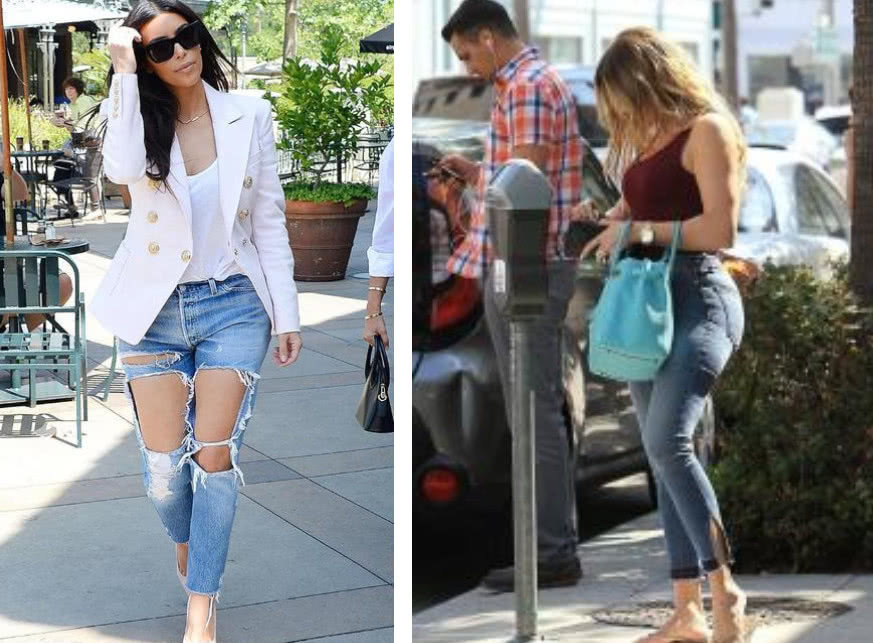 时尚牛仔裤衬托曼妙的身材，打造出御女的气质！