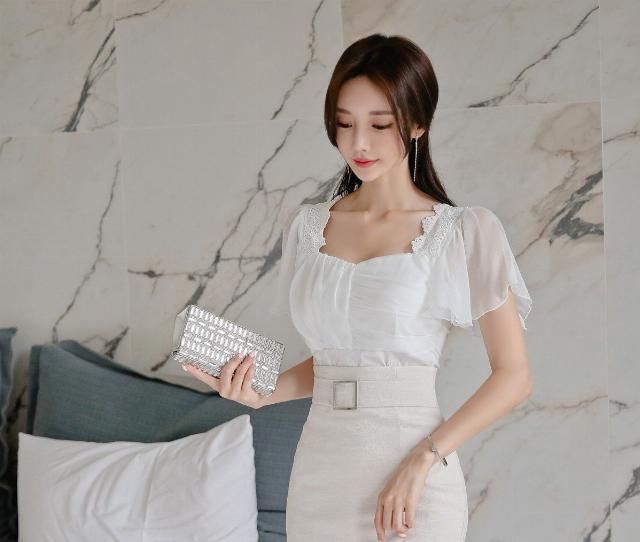  「透纱」孙允珠-清纯花蕾优雅透纱鱼尾裙鉴赏