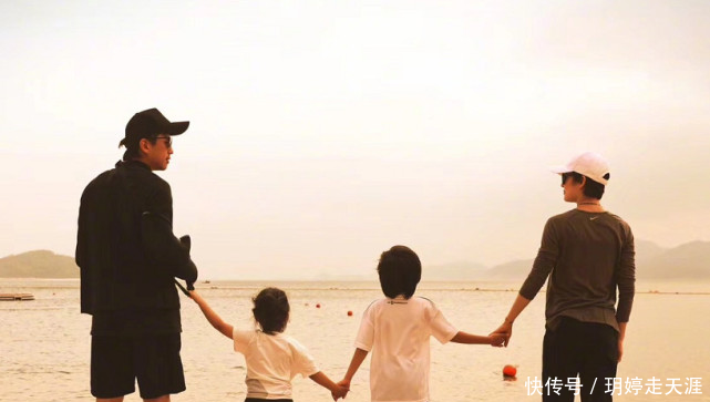 孙俪懒理耍大牌谣言，一家四口现身柬埔寨游玩，真不愧模范夫妻