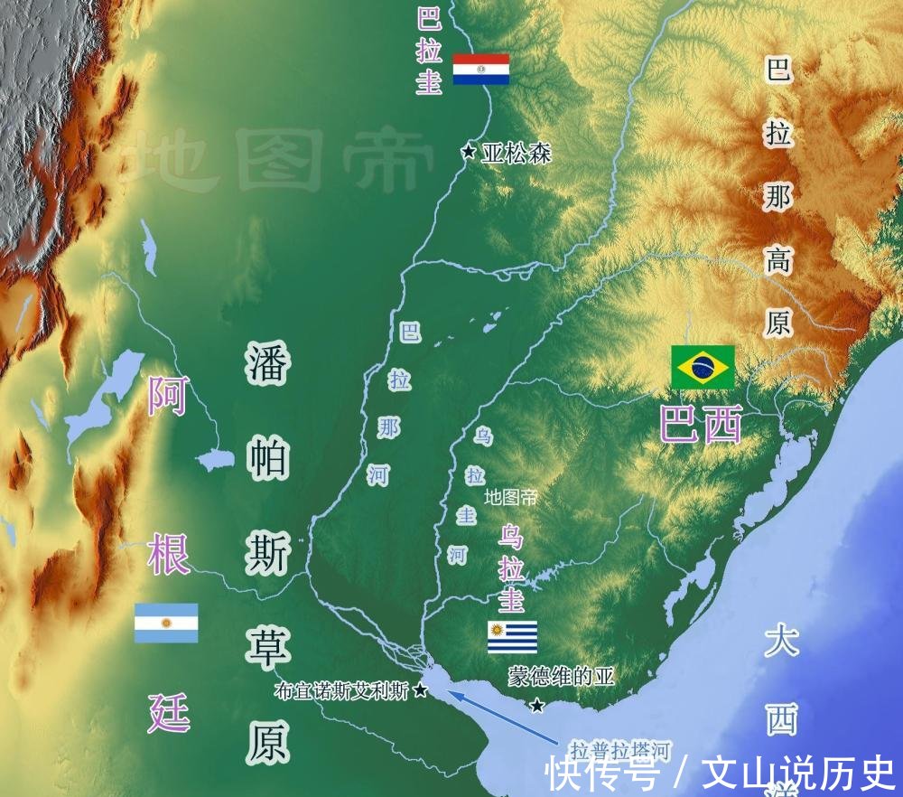 夹在巴西与阿根廷之间, 乌拉圭是如何独立的