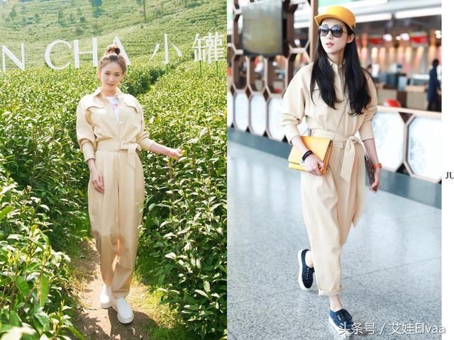 39岁无人敢娶，陈乔恩度假穿衬衫连衣裙颜值爆表，脚上文字很抢镜