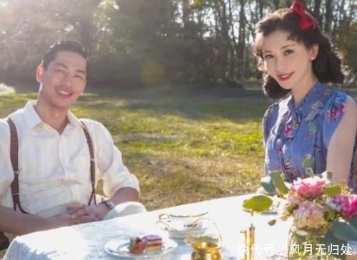 「碎花」林志玲婚后风格大变,短发加上碎花裙野餐,不说还以为是日本女人