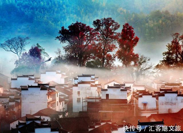 婺源的秋天，藏着最不像人间的人间，简直要把摄影师逼疯