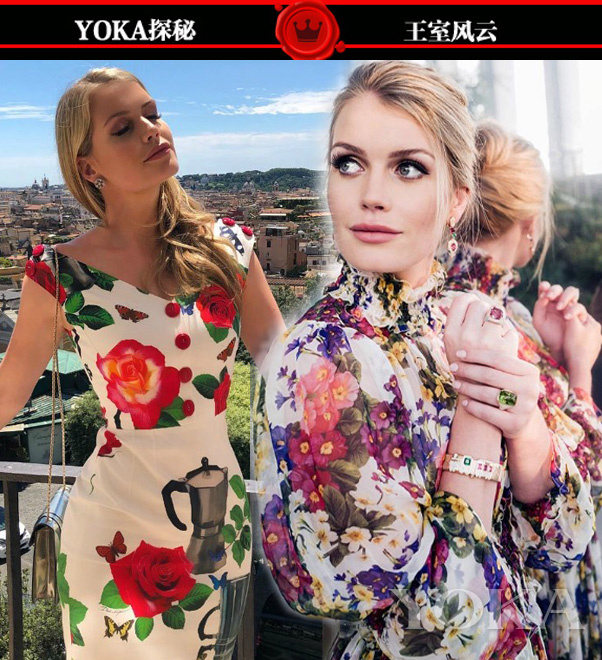 惊艳世界的戴妃侄女 穿上这些花裙子美哭了