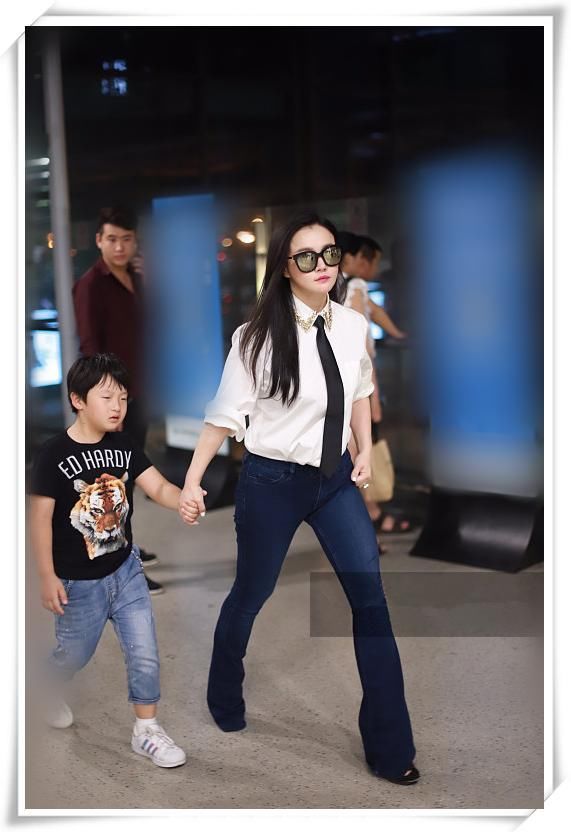 高腰裤只服冉莹颖！162身高穿出180既视感，网友：真正胸下全是腿