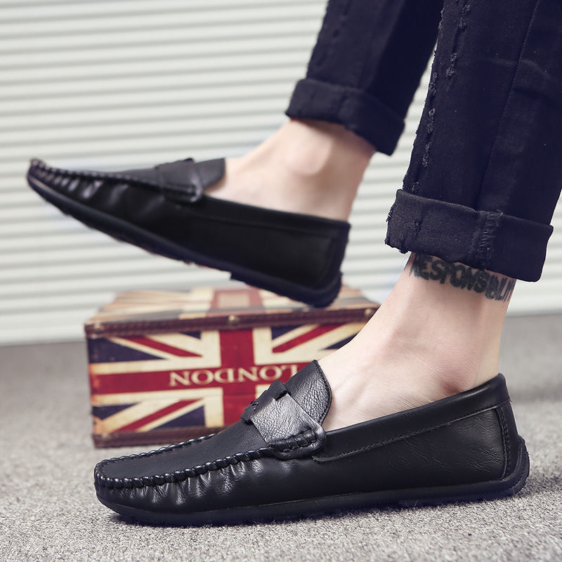 有一种男鞋，叫“豆豆鞋”，舒适好穿不闷脚，穿上贼显年轻