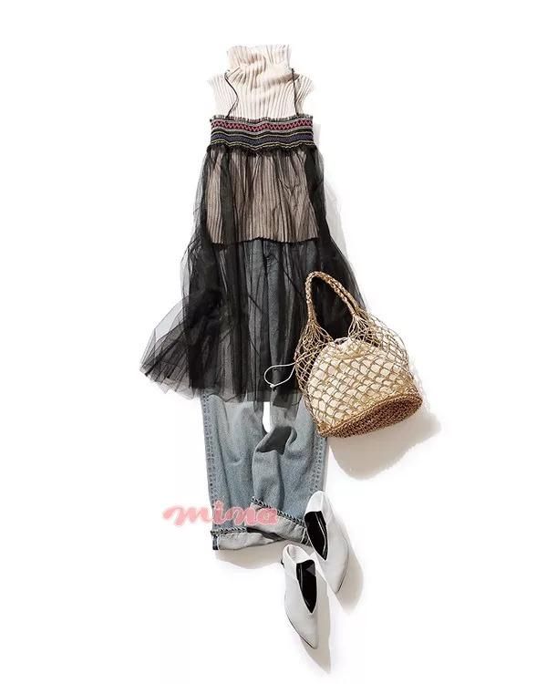 搭配｜这条裤子太秀了吧？百搭时尚还显腿长 推荐牛仔阔腿裤的16