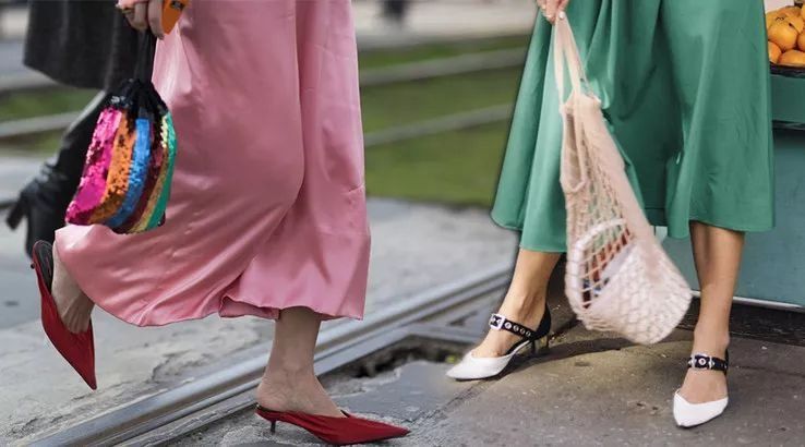 时髦办 | 我的大长腿，是尖头深V穆勒鞋宠出来的!