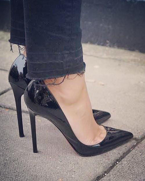 高跟鞋不同的高度,才能有不同的气质