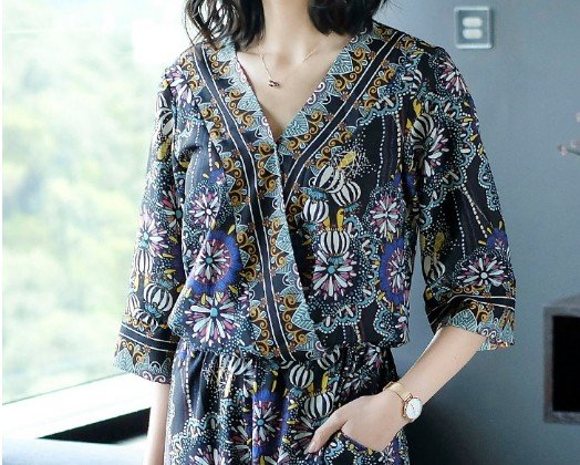 马上国庆!表姐把裙子全扔了,146斤的她穿这大码装,超显瘦美