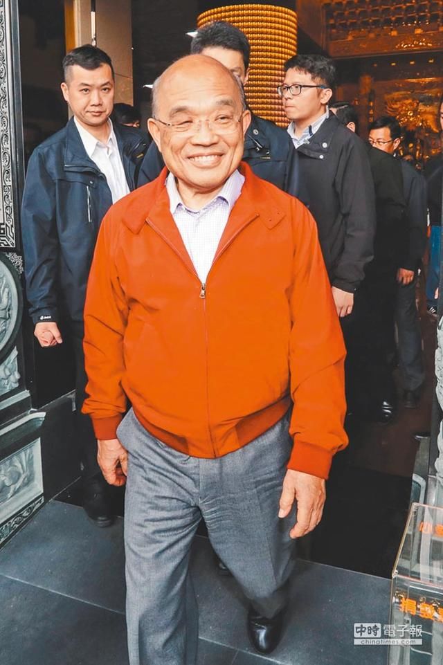 台湾《联合报》苏贞昌满月接地气？ 就怕过犹不及