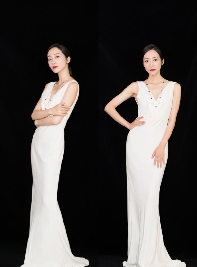 35岁韩雪身穿豆沙色连衣裙亮相，比00后还要美，网友：大妈变女神