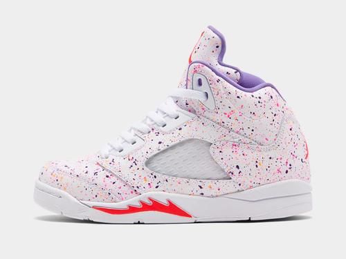  「图案」彩色喷溅图案吸睛度极强！Air Jordan 5 复活节配色你打几分？