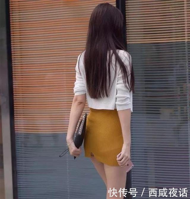 幸福中国街拍好身材短裙大美腿气质长发美女