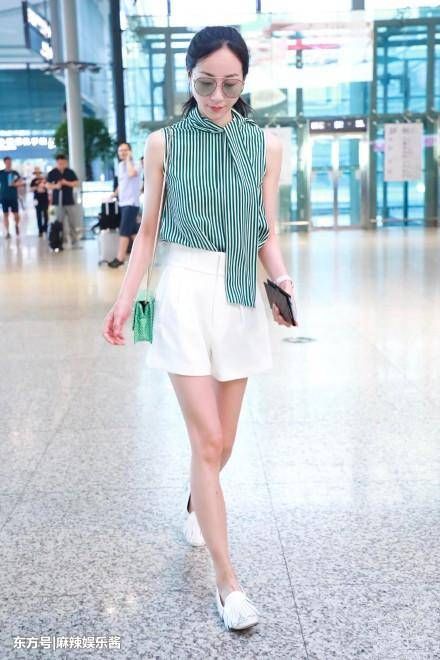 本以为唐嫣、杨颖穿红色裙子很美，看见她才明白什么叫美得高级!