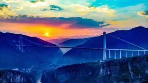  祖国|向祖国献礼！“世界第一”赤水河红军大桥建成仪式今早举行