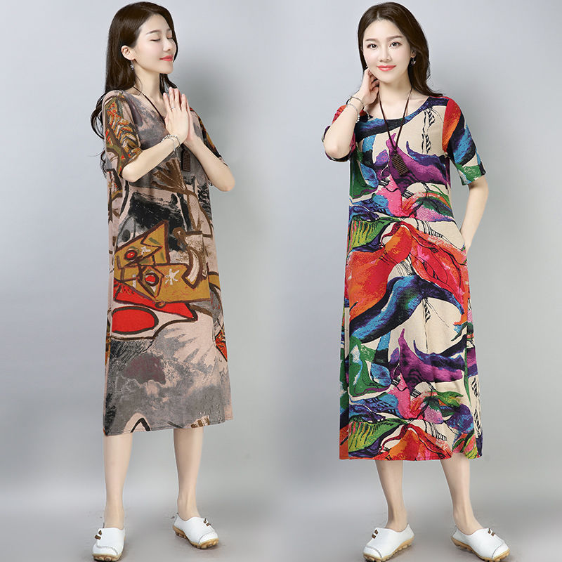 比旗袍更有韵味的棉麻裙来了!好看不贵还显名媛气质,超美超好看