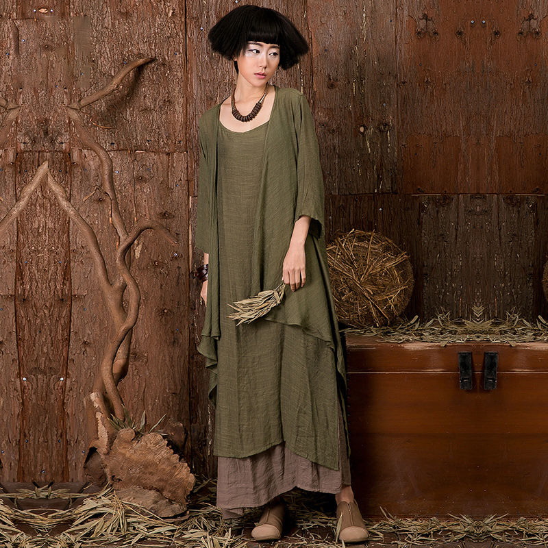 这新款棉麻一上市，真丝皮草都要靠边站，秋老虎穿它凉爽显气质