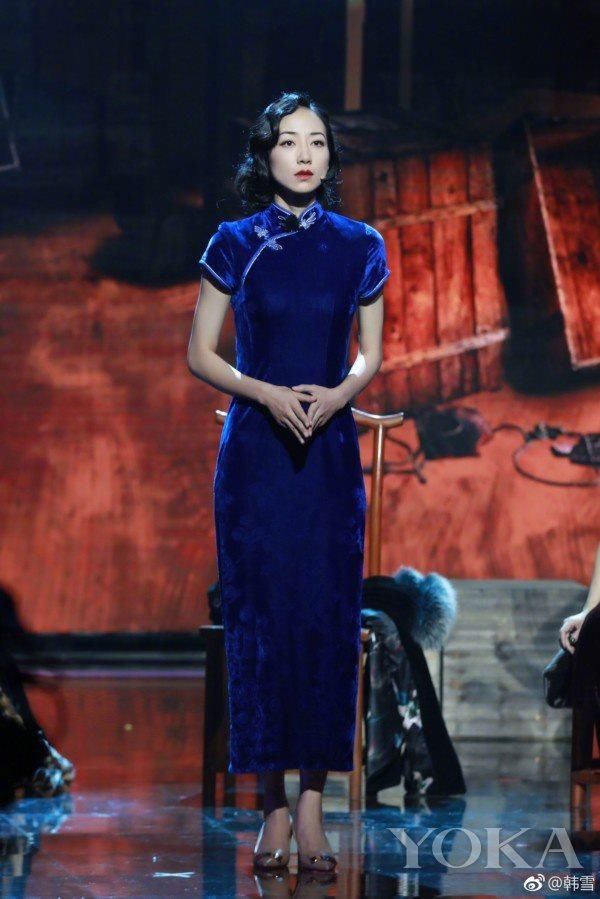 不同面料风格在旗袍上的呈现