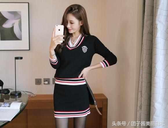 深秋性感短裙搭配，窈窕身姿尽显，惊艳时光