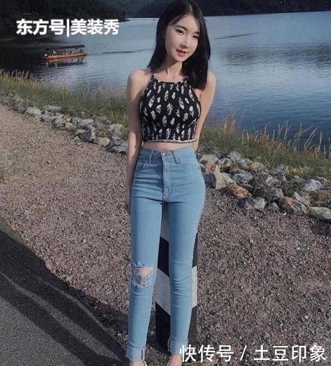  [女神秀身材]充满活力的牛仔裤美女，更加吸睛夺目！