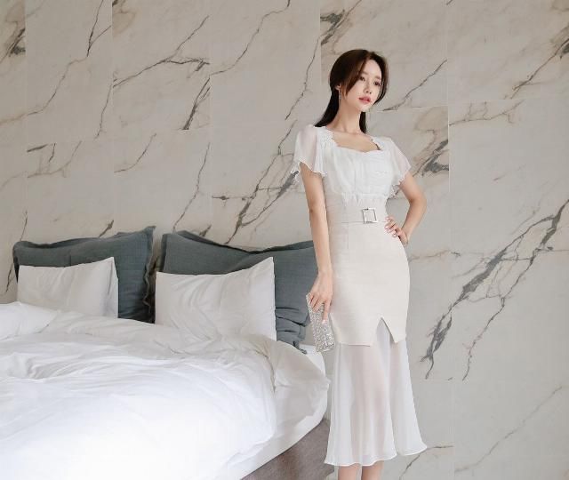  「透纱」孙允珠-清纯花蕾优雅透纱鱼尾裙鉴赏