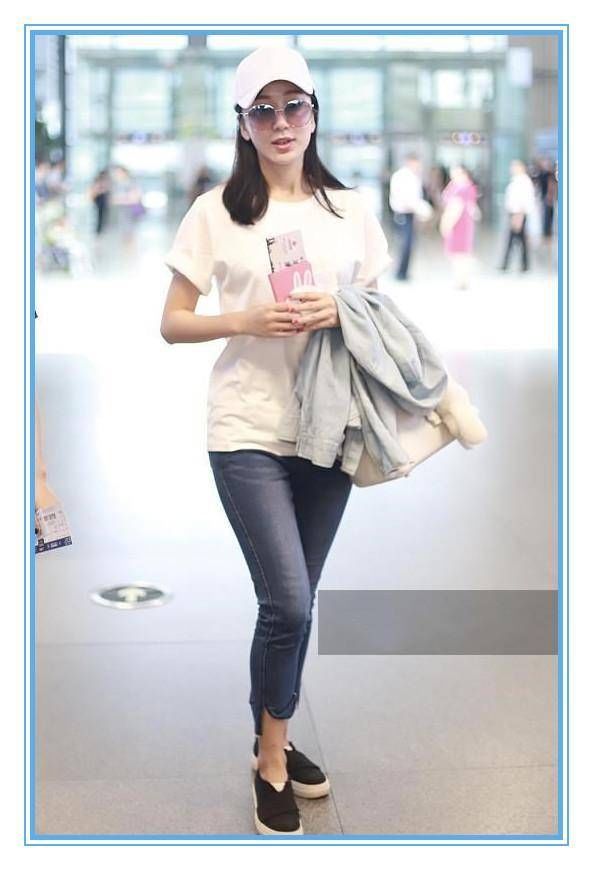 看了娄艺潇紧身裤，再看看奚梦瑶，超模腿和明星腿的差距一目了然