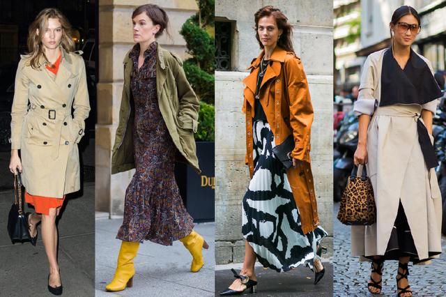 别再愁秋天穿什么啦，18年风衣流行这么搭，第二种简单又好看