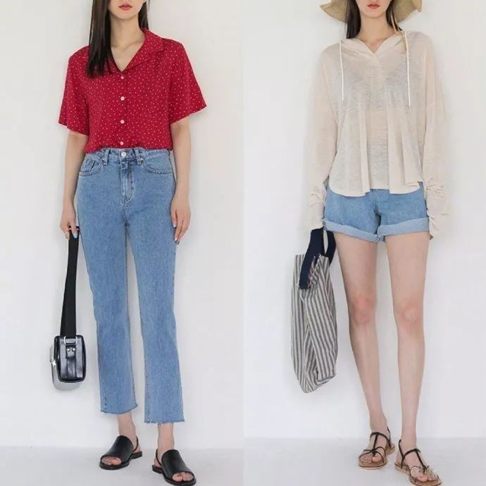 夏季最简单容易搭配的45套穿搭，直接照着穿!