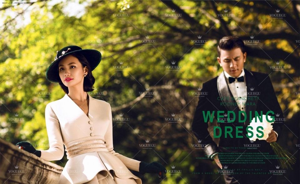 欧式复古婚纱照,这样的服装配饰,看10年都不会腻