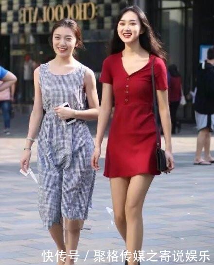 街拍：图1甜美可爱，图4女人味十足，谁是你的菜？