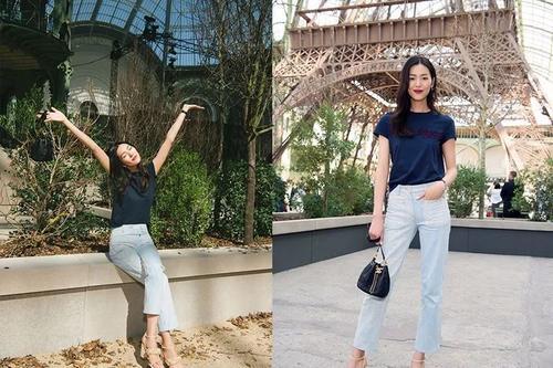 跟刘雯学穿T恤，做个精致的猪猪女孩~